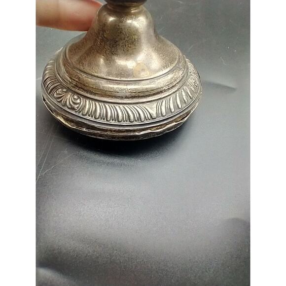 Vintage Sterling Silver & Glass Compote Dishes by R.M. Whiting – Set of 2 - Picture 11 of 16